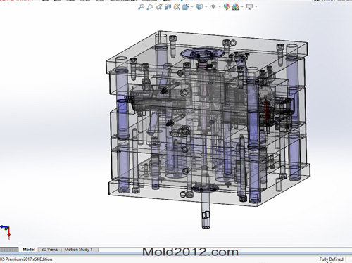 فیلم آموزش طراحی قالب تزریق پلاستیک solidworks